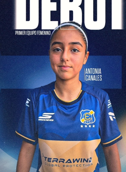Everton celebra a su nueva joya: Antonia Canales anotó en su estreno profesional a los 13 años